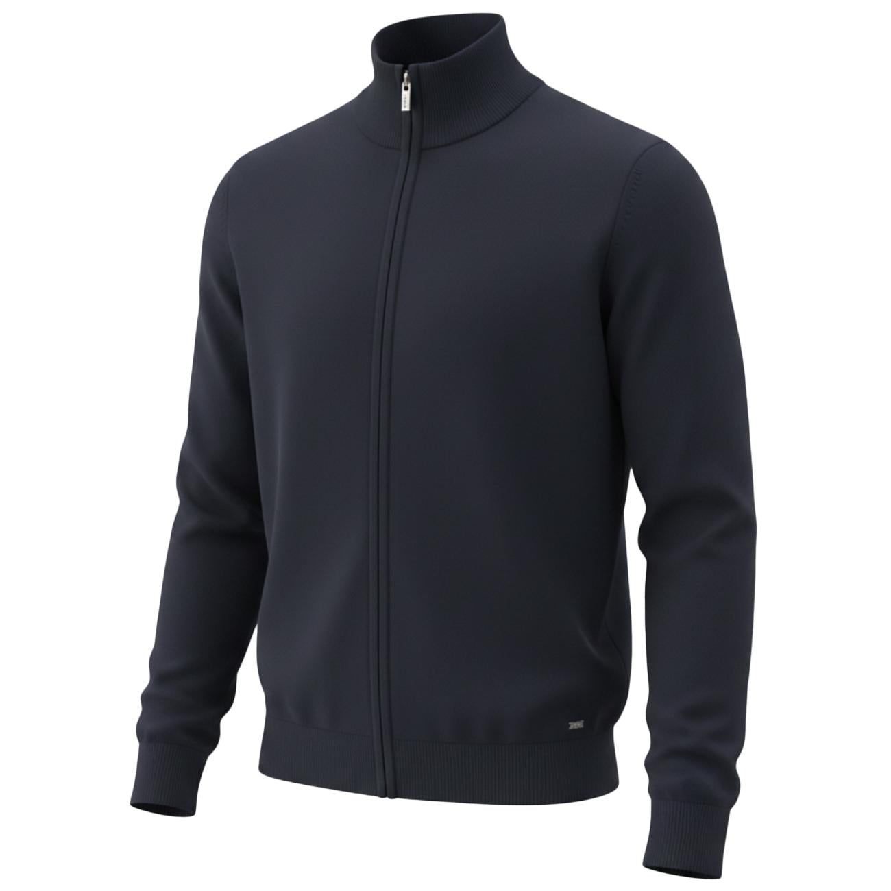 Maglia Full Zip Viscose Blend MK20016 BLUE MARKUP 