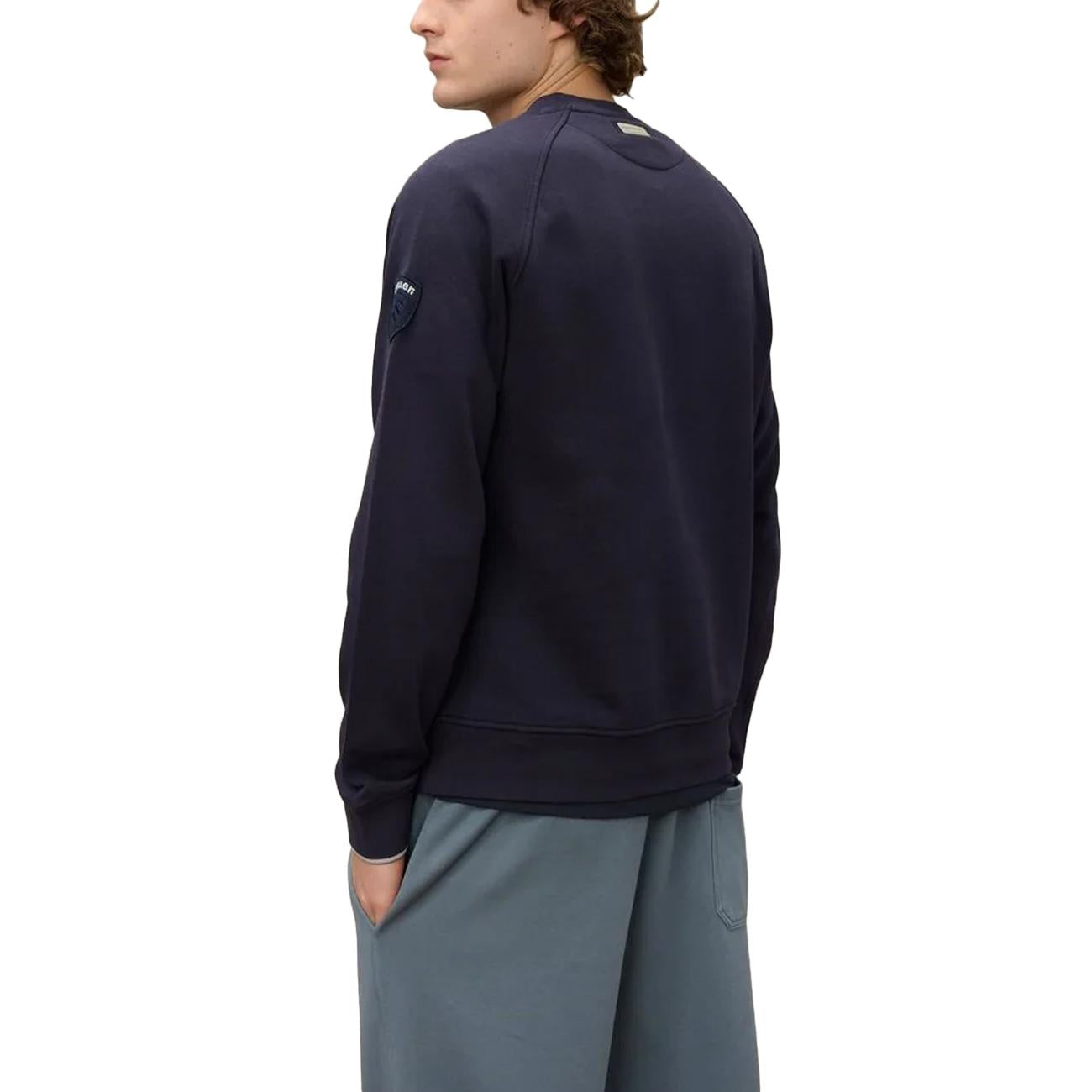 Felpa Del Campo Flock 26SBLUF03242-006804 888 BLU BLAUER 