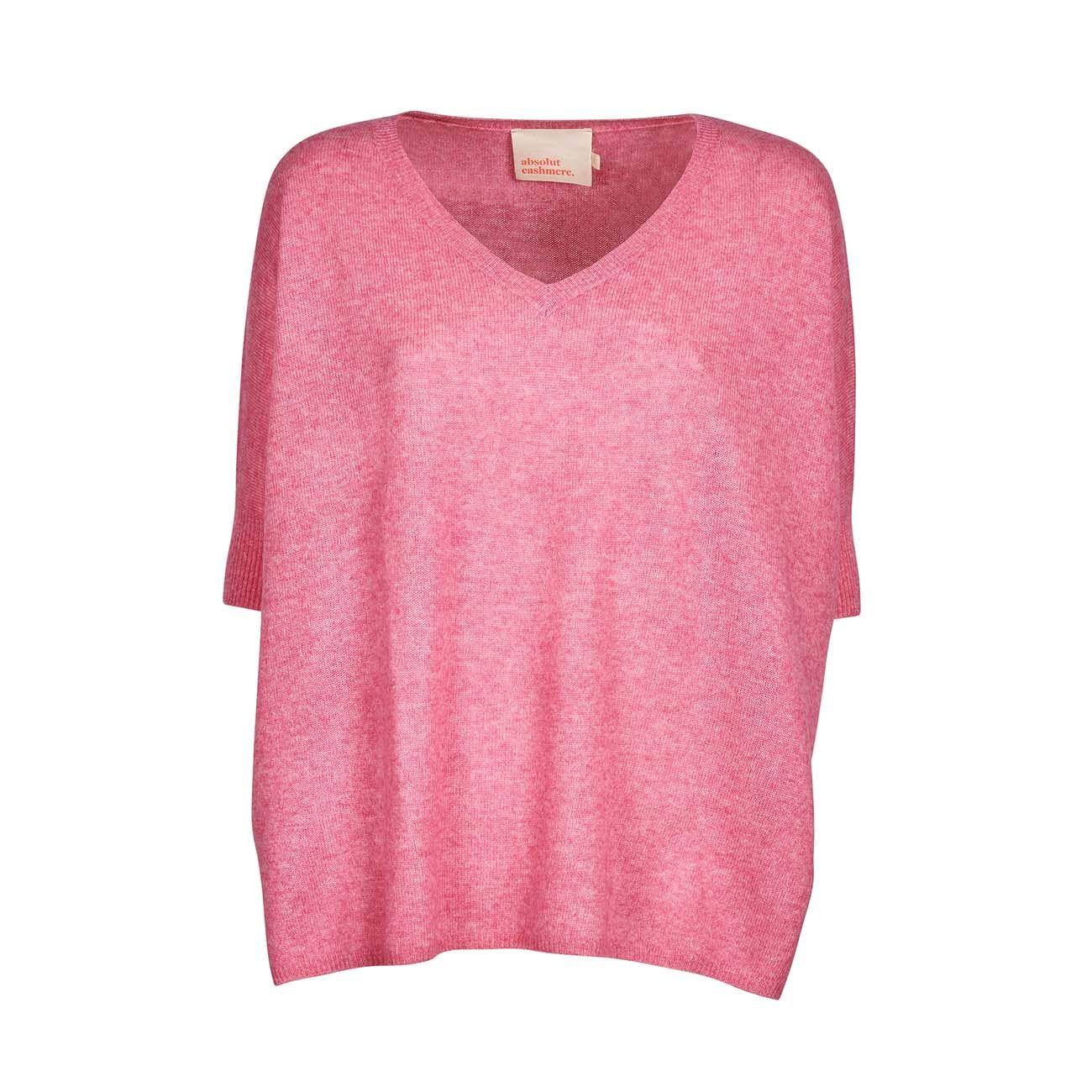 Pull Kate Con Scollo A V Donna Ballerine Rosa AC122010C BALLERINE.ROSA ABSOLUT CASHMERE 