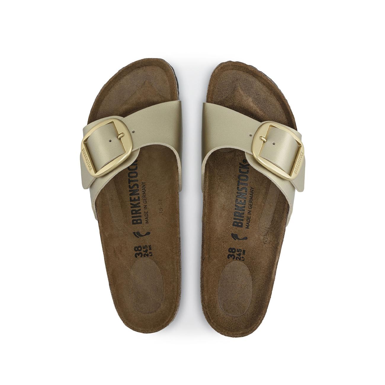 Sandalo Madrid Grande Fibbia 1025799 METALLIC GOLD BIRKENSTOCK 