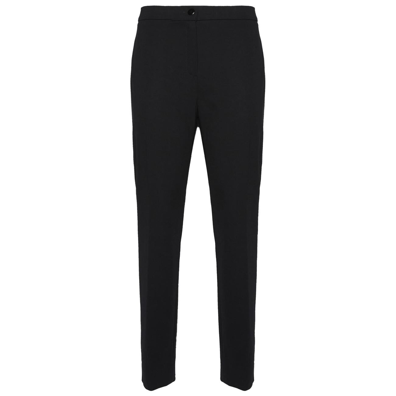 Pantalone A Sigaretta In Punto Milano P062P300395N 033 NERO ELENA MIRO' 
