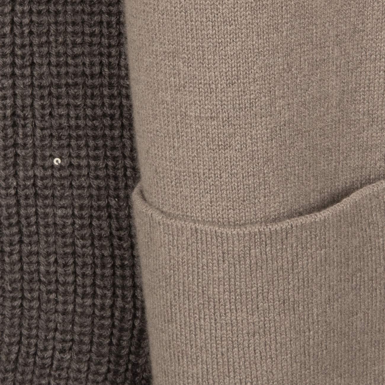 Giacca In Lana E Cashmere Donna Dark Taupe E Dark Grey 46839 9076 D.TAUPE+D.GREY LE TRICOT PERUGIA 