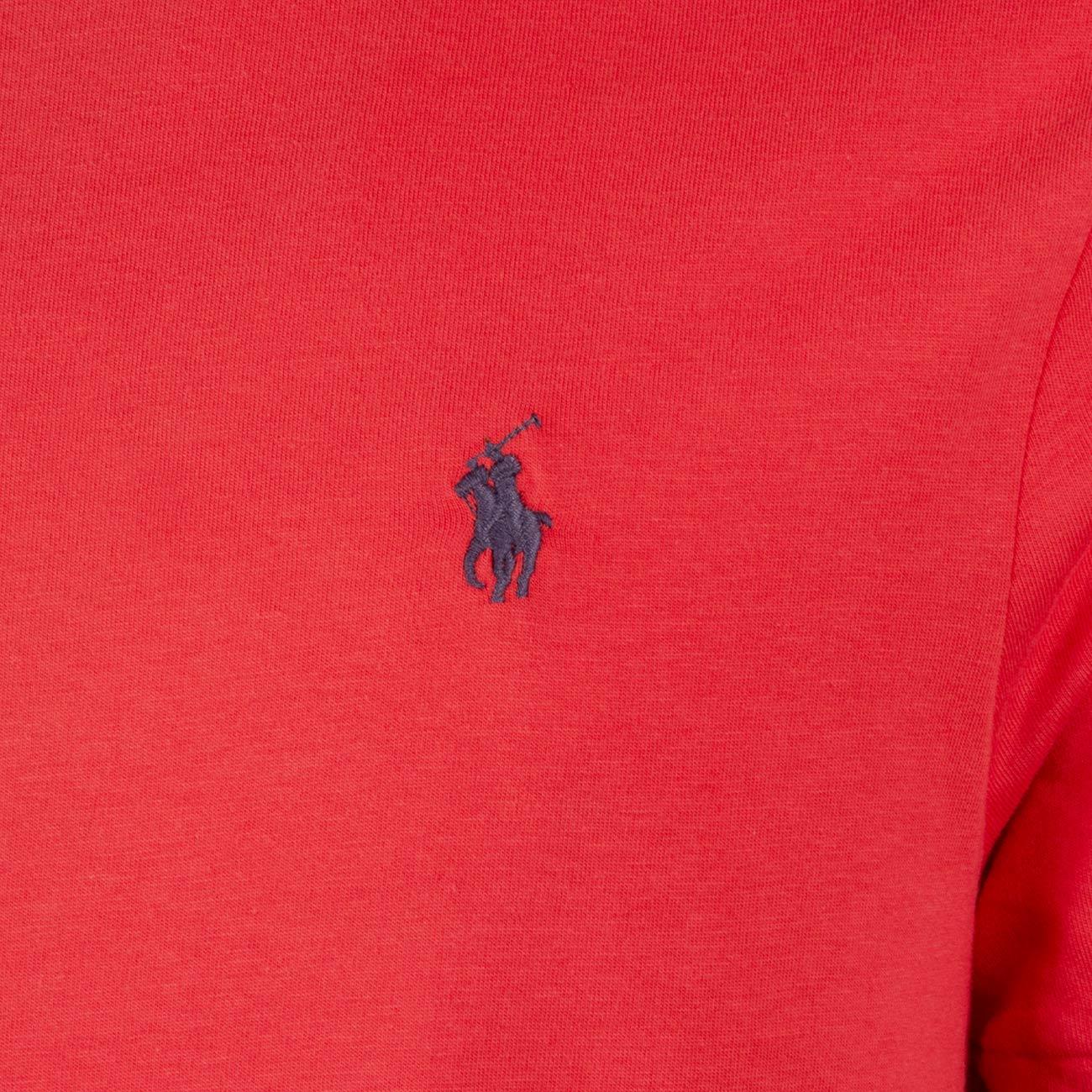 T-Shirt Custom Slim Fit Uomo Red Pale 710671438 311 PALERED POLO RALPH LAUREN 