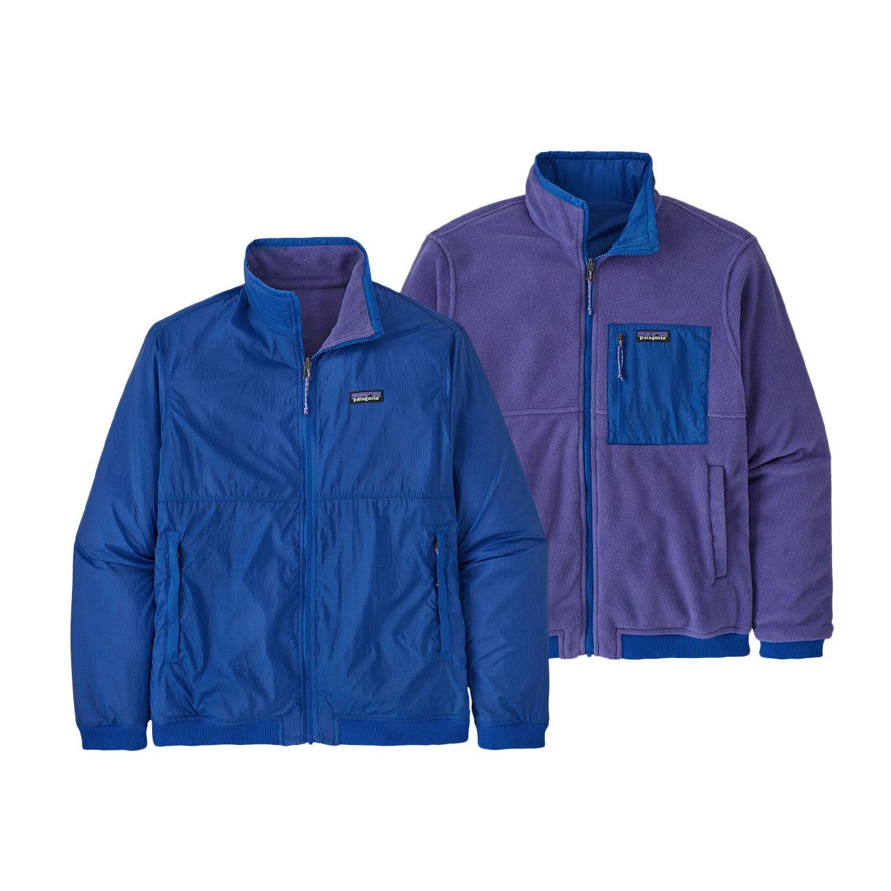 GIACCA U. M`S REVERSIBLE SHELLED MICRODINI JACKET PATAGONIA 26215 BYBL BAYOU BLUE PATAGONIA 