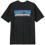 Men's P-6 Logo Responsibili-Tee® 38504 BLK/BLACK PATAGONIA 
