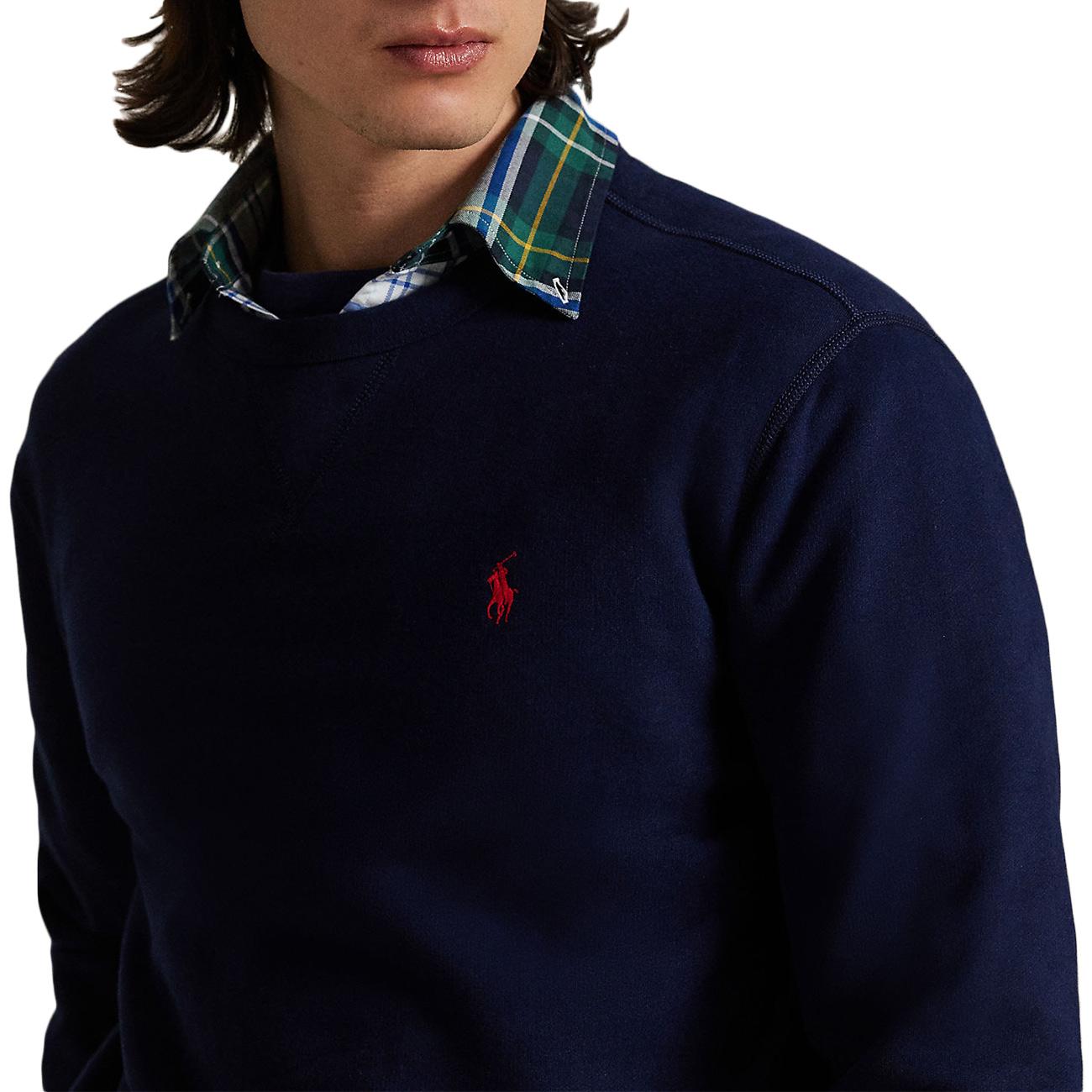 La Felpa In Pile 710766772 003 CRUISE NAVY POLO RALPH LAUREN 