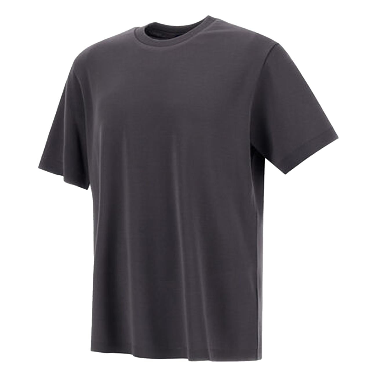 T-Shirt In Jersey Effetto Maglia JG000206U-52059 9460 GRIGIO HERNO 