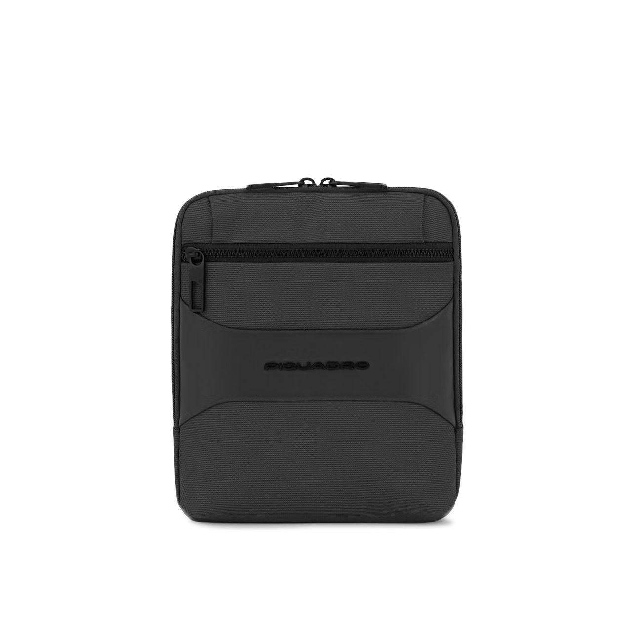 BORSELLO GRANDE IN PELLE E TESS. PORTA IPAD PIQUADRO CA3084S124 NERO PIQUADRO 