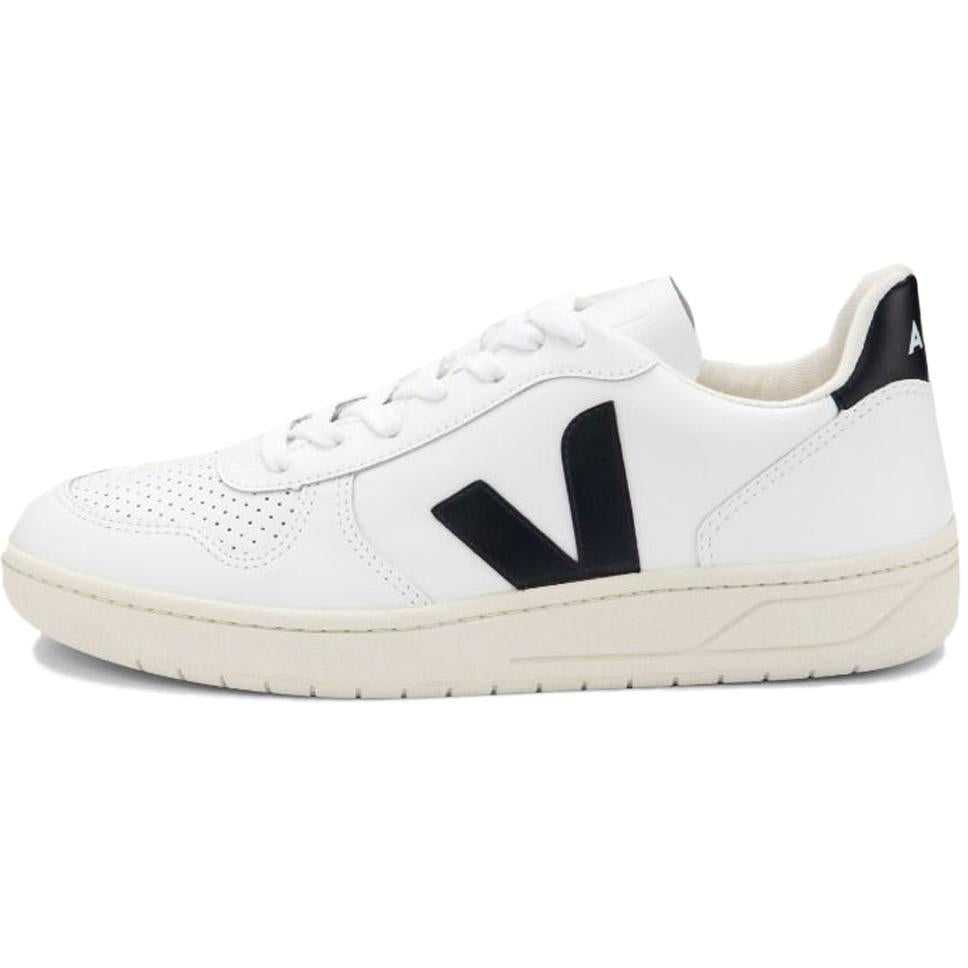 Sneakers V-10 Donna Bianco Nero VX0200005 EXTRA WHITE BLACK VEJA 