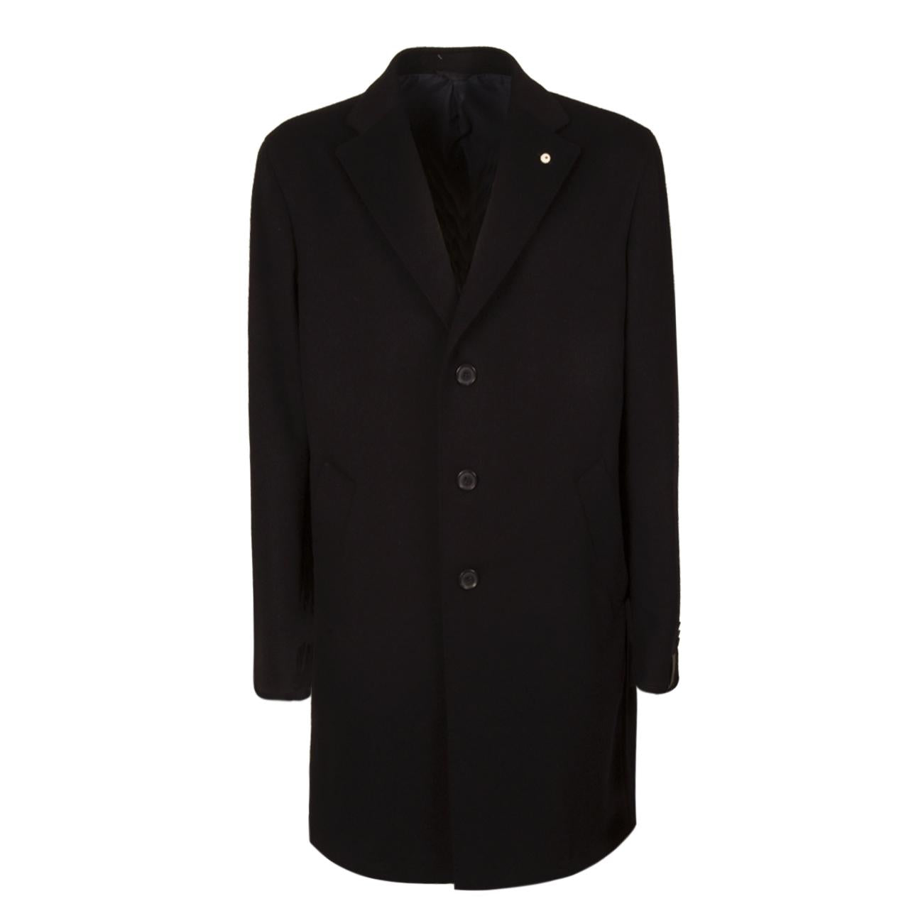 Cappotto U.Monopet. Tasche Oblique Lana/Cash. Brando 7320/516 1BLUSCURO BRANDO 