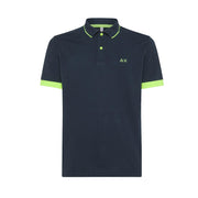 Polo Profili Fluo Uomo Navy Blue A34122 07 NAVY BLUE SUN68 