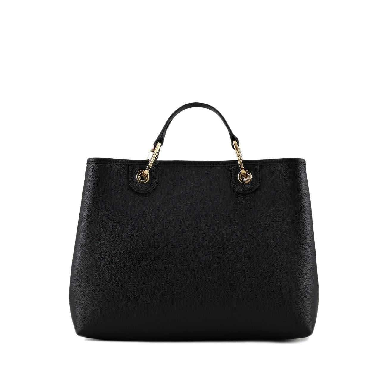 BORSA D. SHOPPER MEDIA (G) PELLE MYEA Y3D165YFO5B 85218 NERO/ARGENTO EMPORIO ARMANI ACCESSORI 