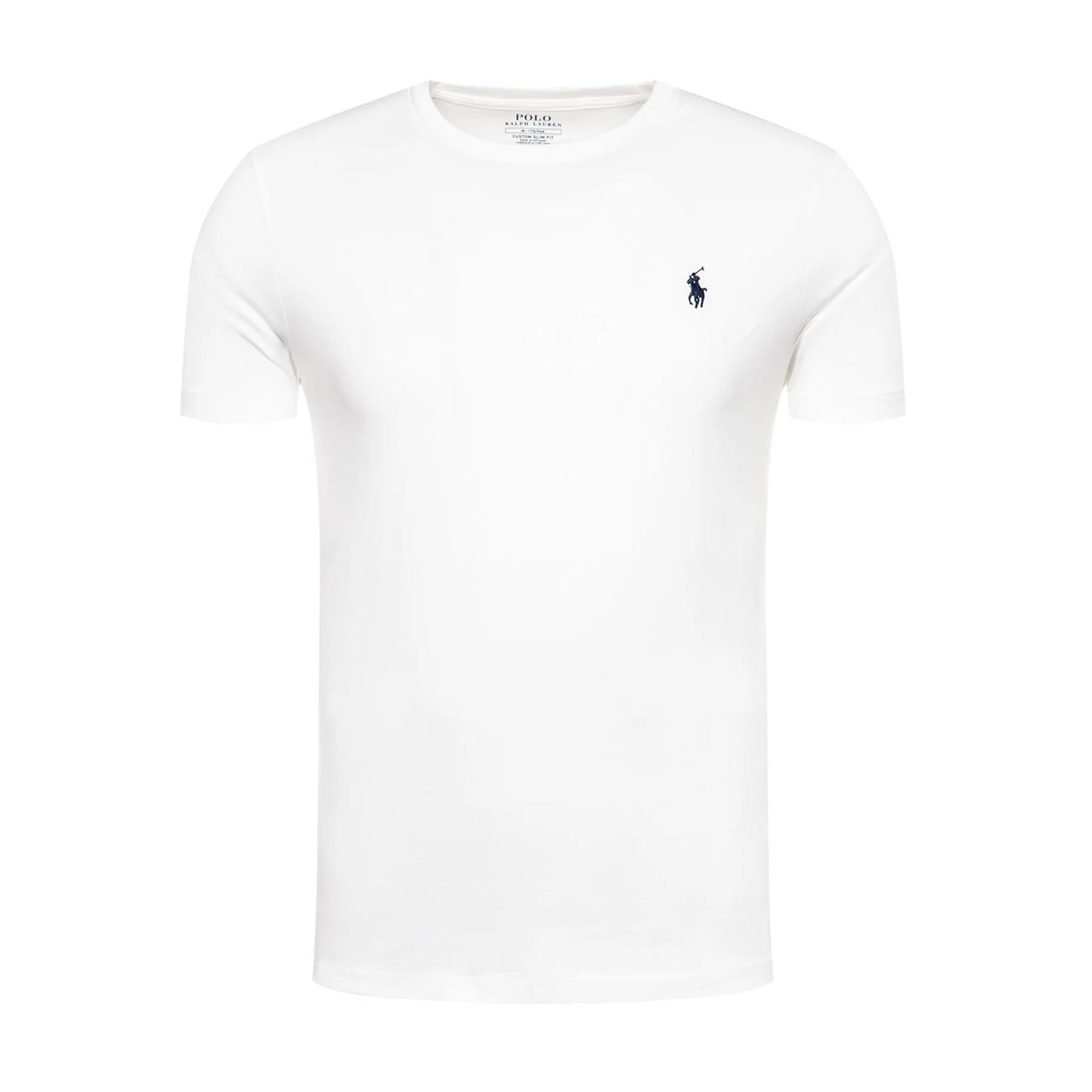 T-SHIRT U.GC MM CUSTOM/ SLIM FIT COT.RALPH LAUREN 710680785 003 WHITE POLO RALPH LAUREN 