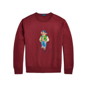 Felpa Girocollo Polo Bear Fleece Uomo Red Carpet Vrsy Bear 710953718 001 F24 RED CARPET VRSY BEAR POLO RALPH LAUREN 