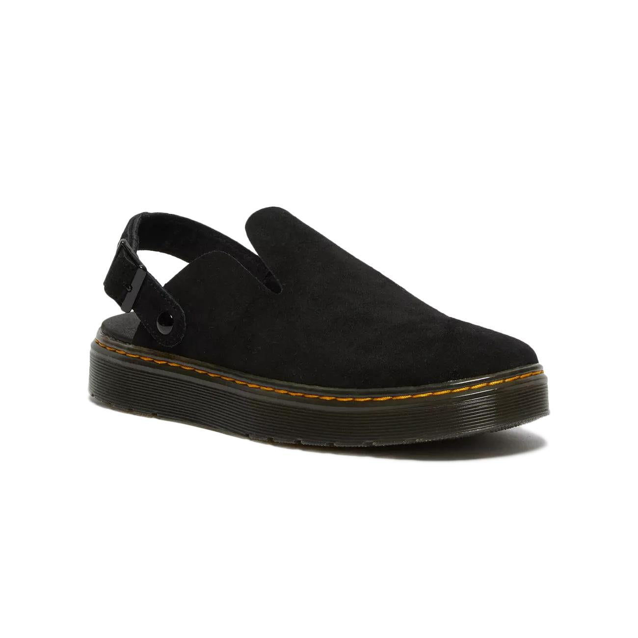  27410001 BLACK E H SUEDE DR.MARTENS 