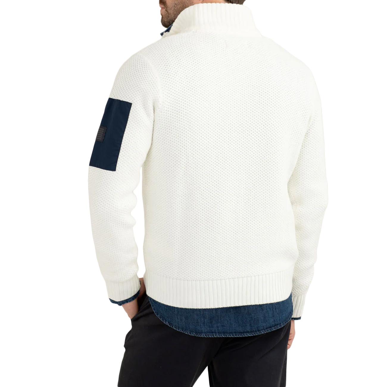 Maglia Camioner Con Dettagli Tecnici FM25W01MM A0002 OFF WHITE FRED MELLO 