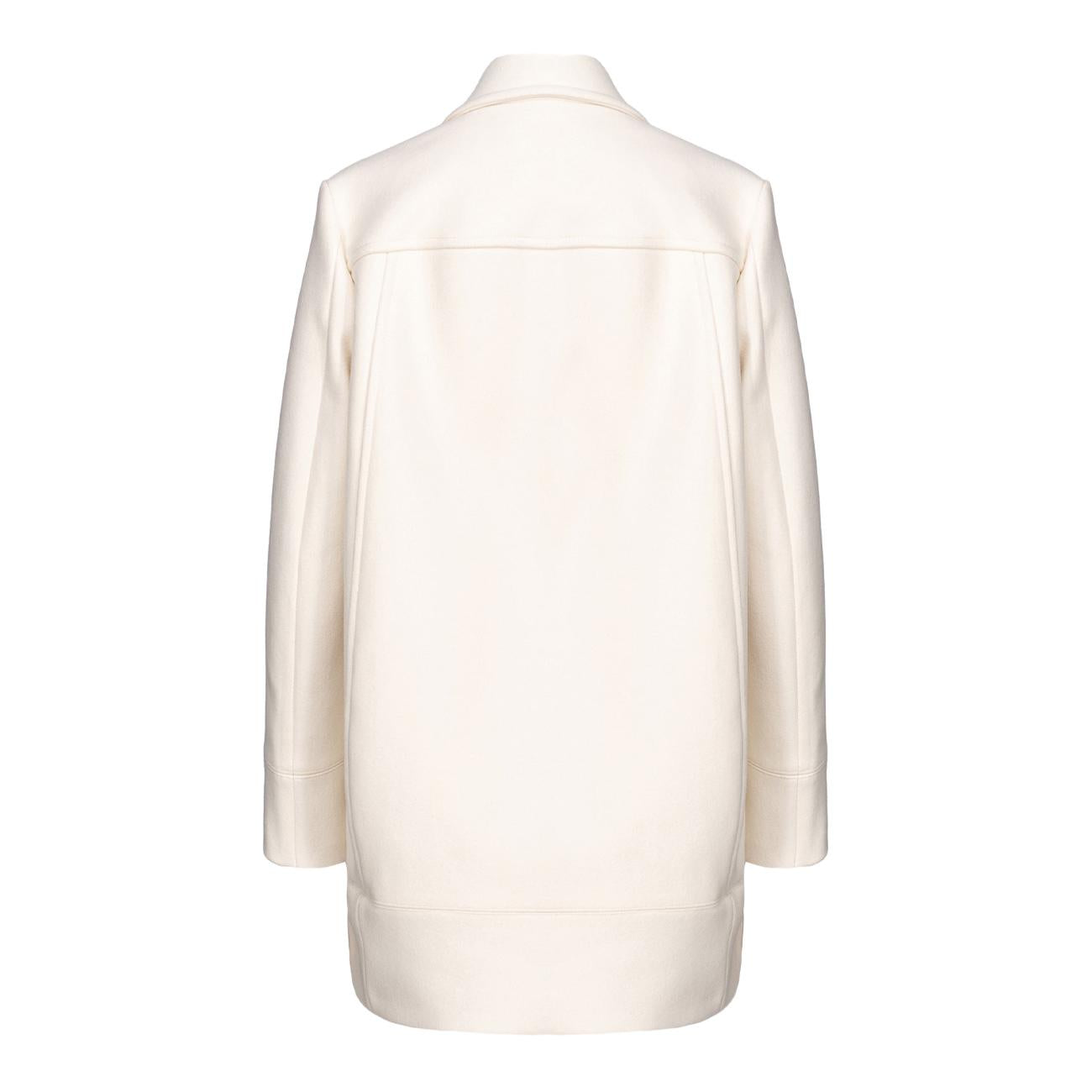 Cappotto Export Caban Donna Bianco Gelato Vaniglia 101675/A13X Z00 BIANCO-GELATO VANIGLIA PINKO 