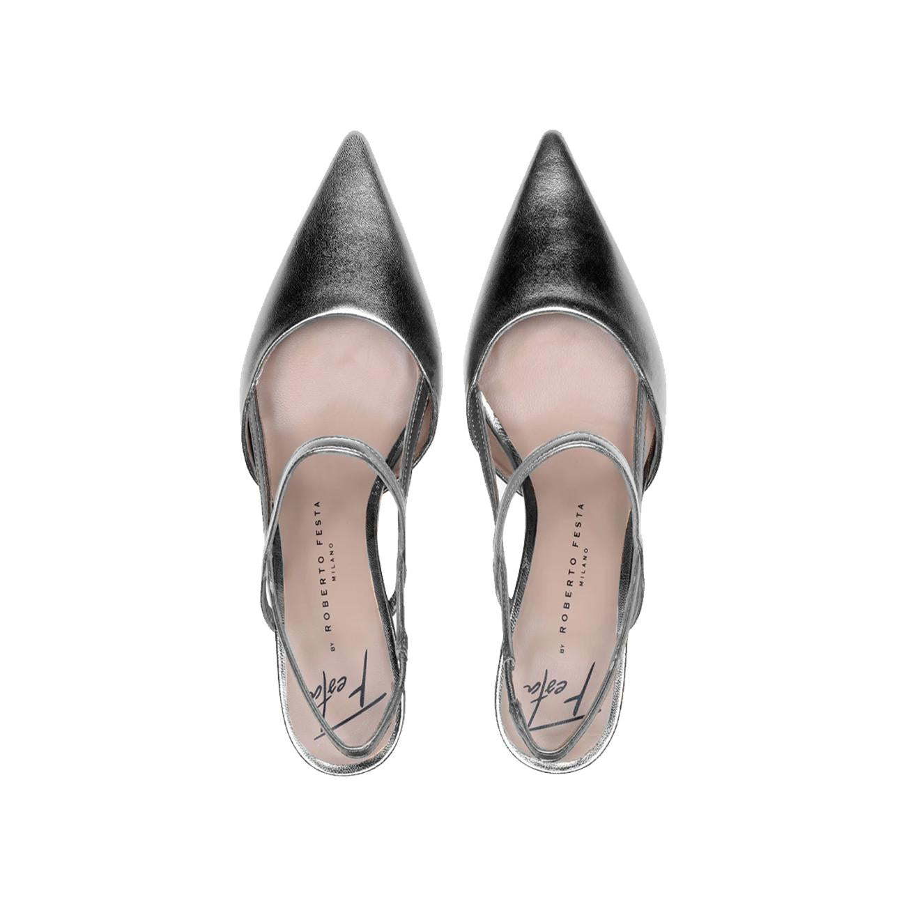 Chanel Amai Slingback Donna Silver AMAI 164 SILVER ROBERTO FESTA 