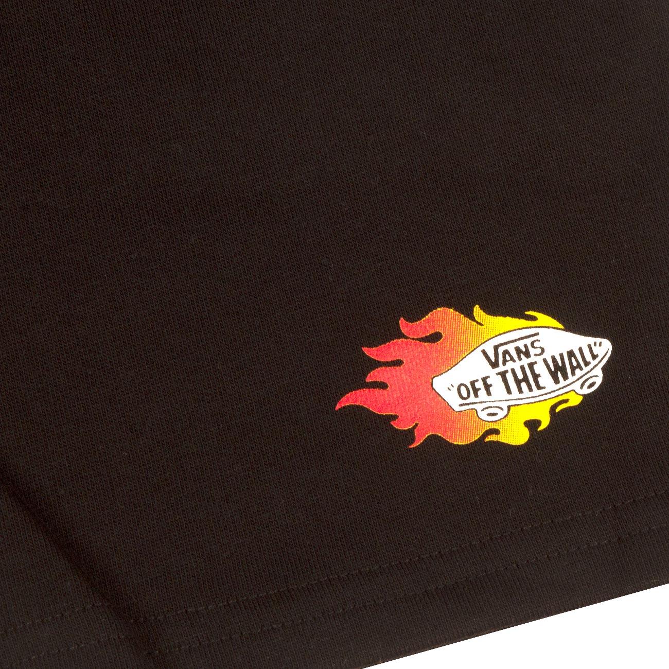 Bermuda Logo Repeat Fleece Bambino Nero VN0A7SHH BLK1BLACK VANS 