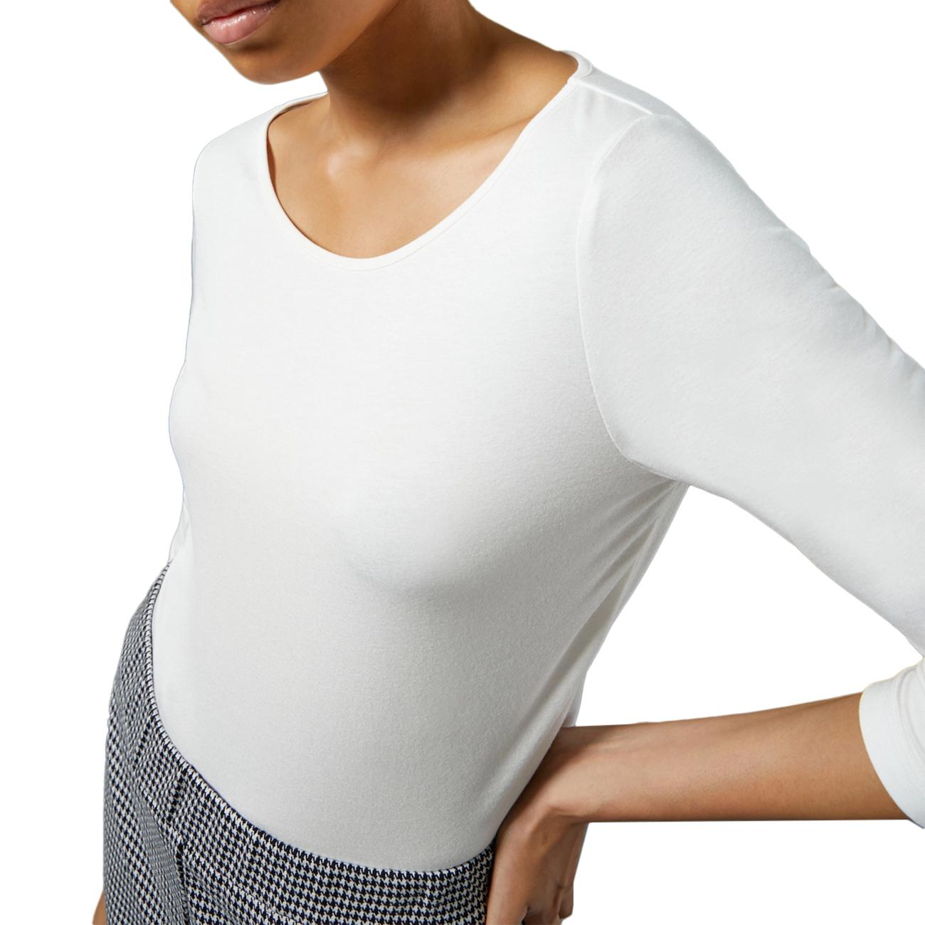 T-Shirt Nuoto Donna Avorio Unito NUOTO 2411971056200 001 AVORIO UNITO PENNYBLACK 