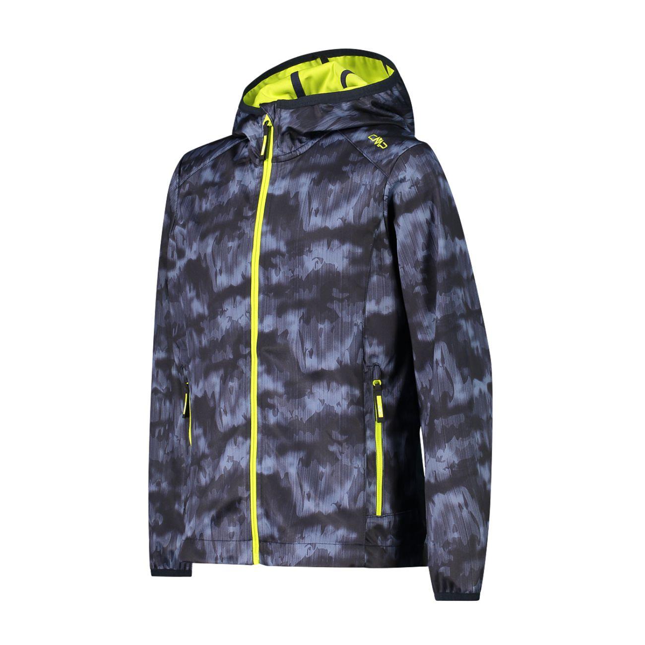 Giubbotto Impermeabile Bimbo Blu Acido 31A5694 05NLBBLUEACIDO CMP 