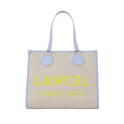 Borsa Cabas Summer Tote Natural Lavande A10749 1D NATURAL/LAVANDE LANCEL 