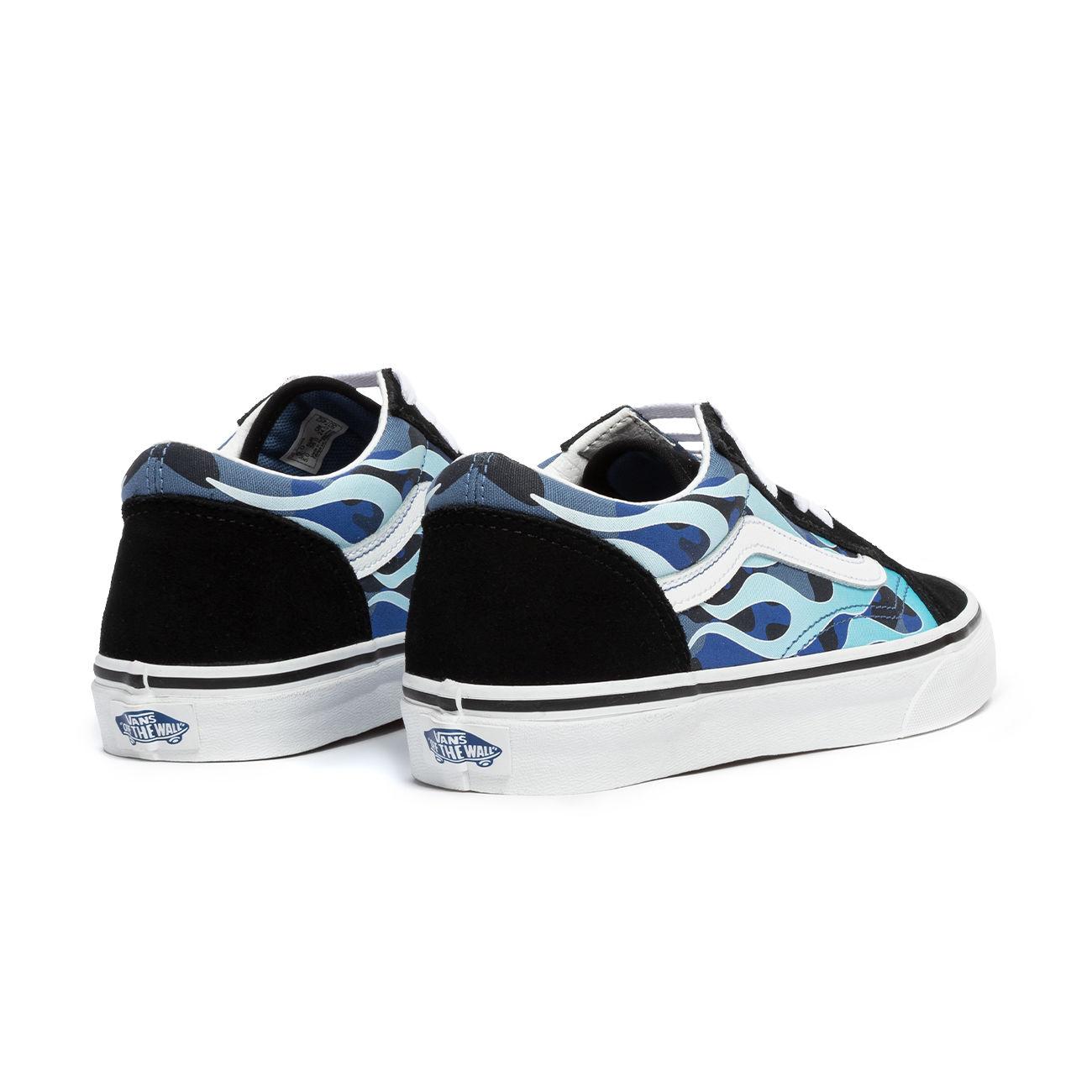 Scarpe Jn Old Skool Bambino Camo Flame Blue Icecamo VN0A5EE6 ABW1CAMOFLAMEBLUE.ICECAMO VANS 