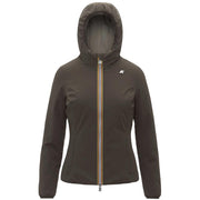 Lily ST Warm Reversible K6128TW B42 BLACK OLIVE - GREEN K-WAY 