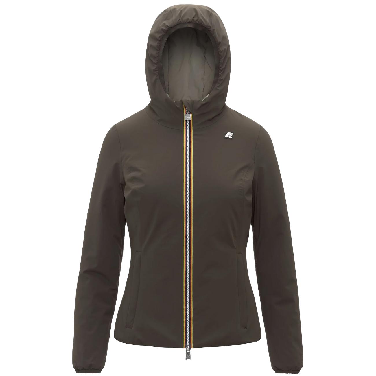 Lily ST Warm Reversible K6128TW B42 BLACK OLIVE - GREEN K-WAY 