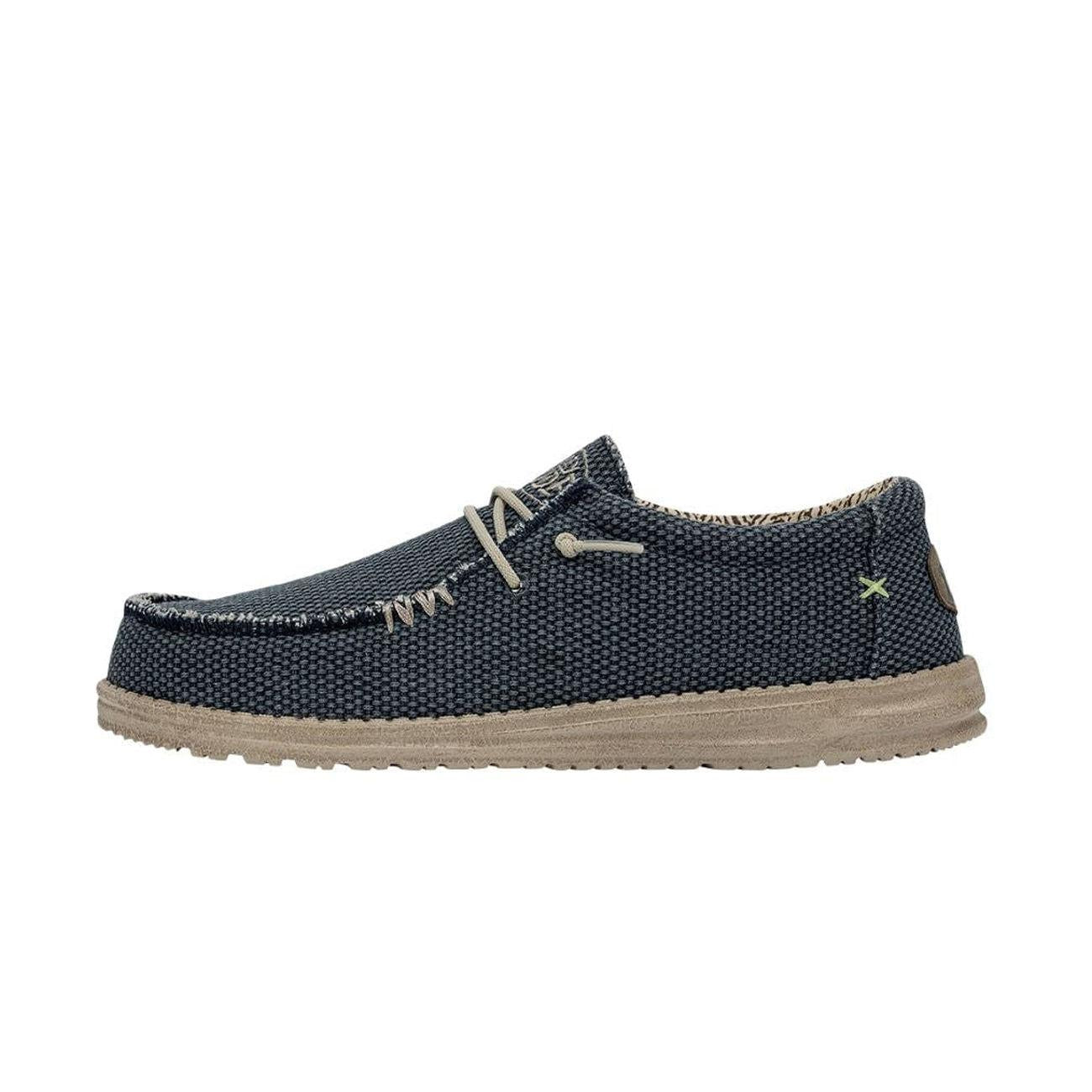 MOCASSINO U. WALLY BRAIDEN HEYDUDE HD.40003 4NM/BLUE NIGHT HEY DUDE 