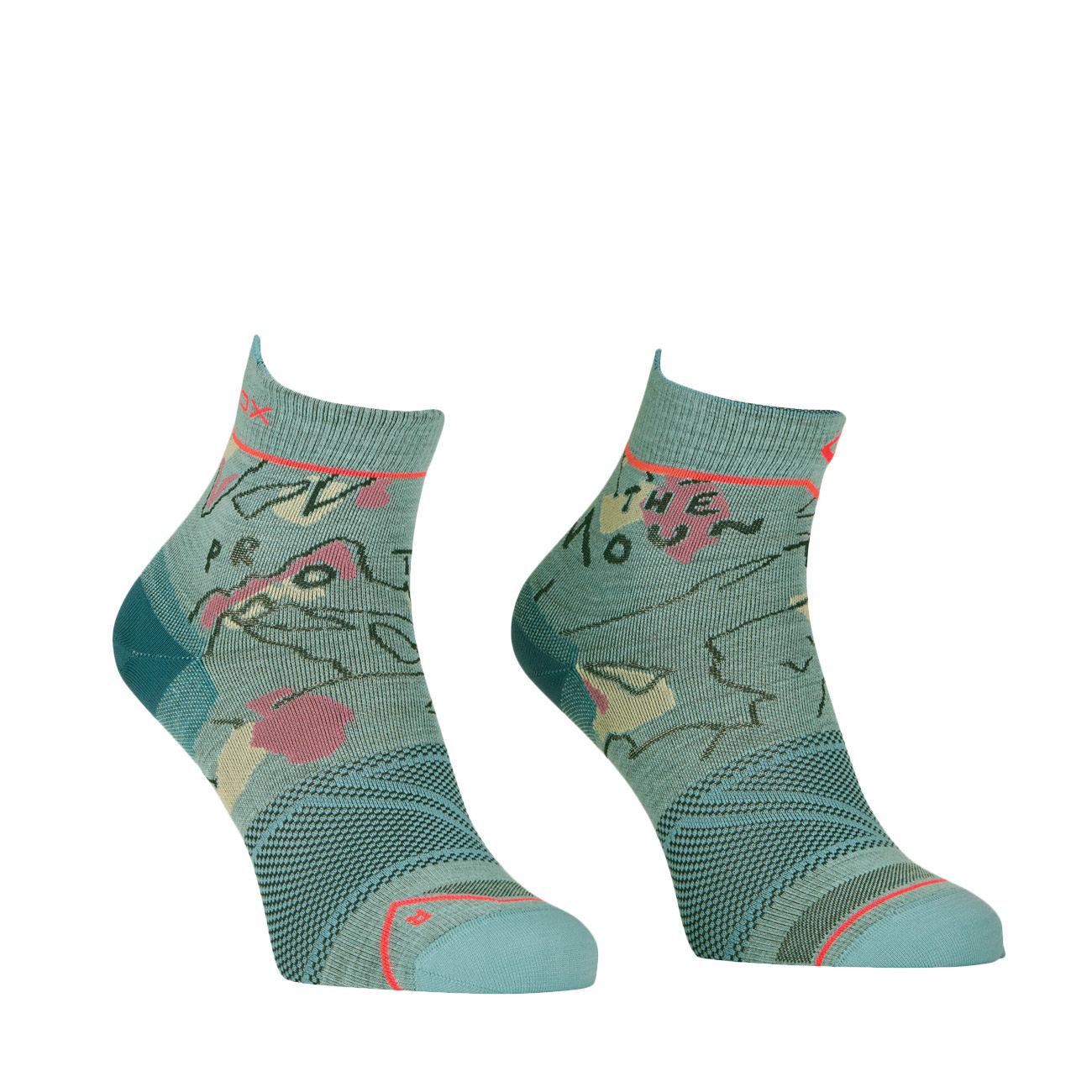 Calze Alpine Light Quarter Donna Ice Waterfall 54791 ICE WATERFALL ORTOVOX 