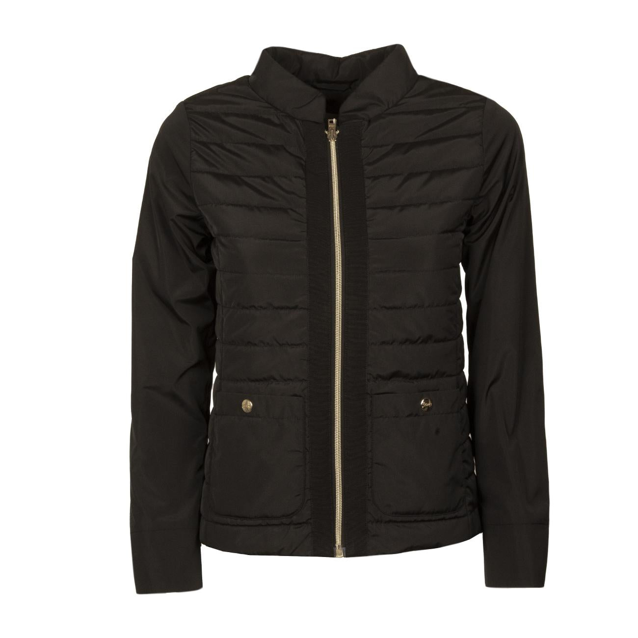 GIUBB.BIMBA COREA.TRAP. LEGG.OV.TERM.T.APPL. HERNO GI0015G19510 9300 NERO HERNO 