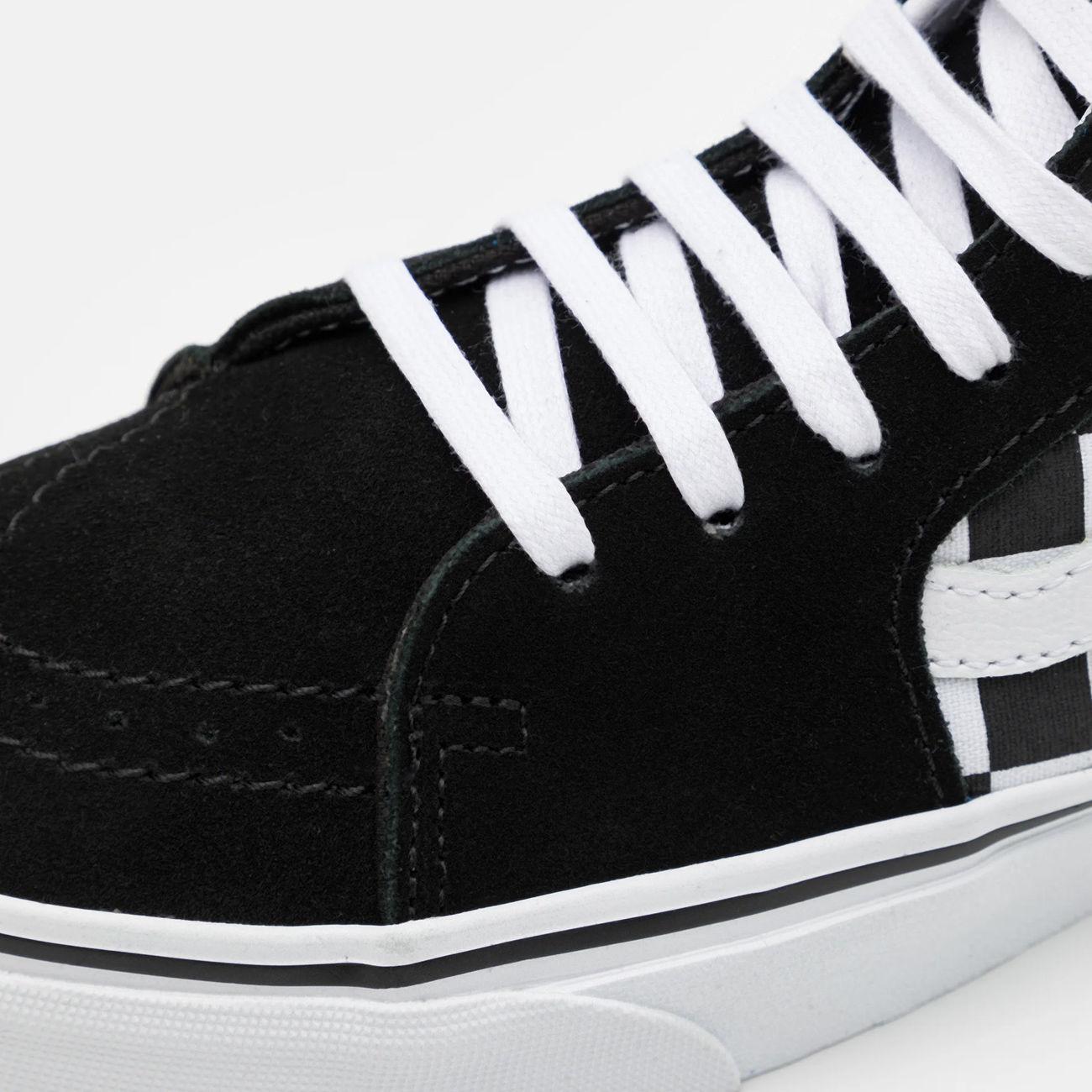 Scarpe Alte Checkrboard Sk8-Ii Uomo Nero Bianco VN0A32QGHRK1 BLACK/TR WHITE VANS 