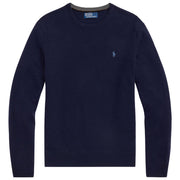 Maglione Girocollo In Lana 710974148 001 HUNTER NAVY POLO RALPH LAUREN 