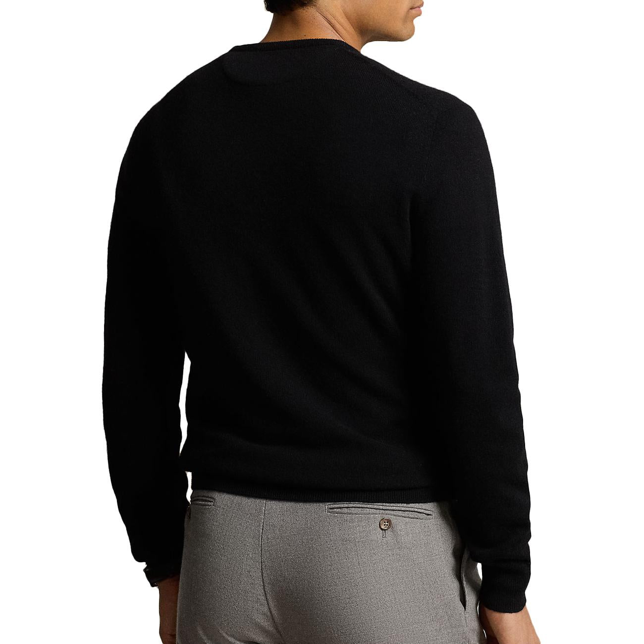 Pullover Lambswool Uomo Polo Black 710876714 003 POLO BLACK POLO RALPH LAUREN 