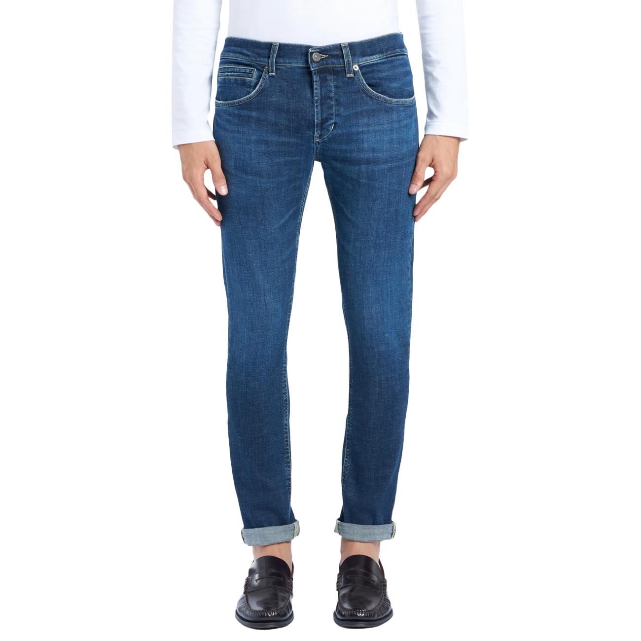 DONDUP Jeans George 5 Tasche Skinny UP232_DS0389U_MD5 800 DENIM SCURO 