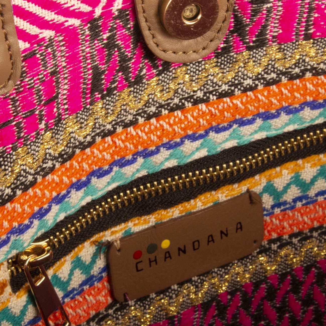 Borsa Tote Bali Big Multicolor Lurex BALI BIG MULTIC/LUREX CHANDANA 