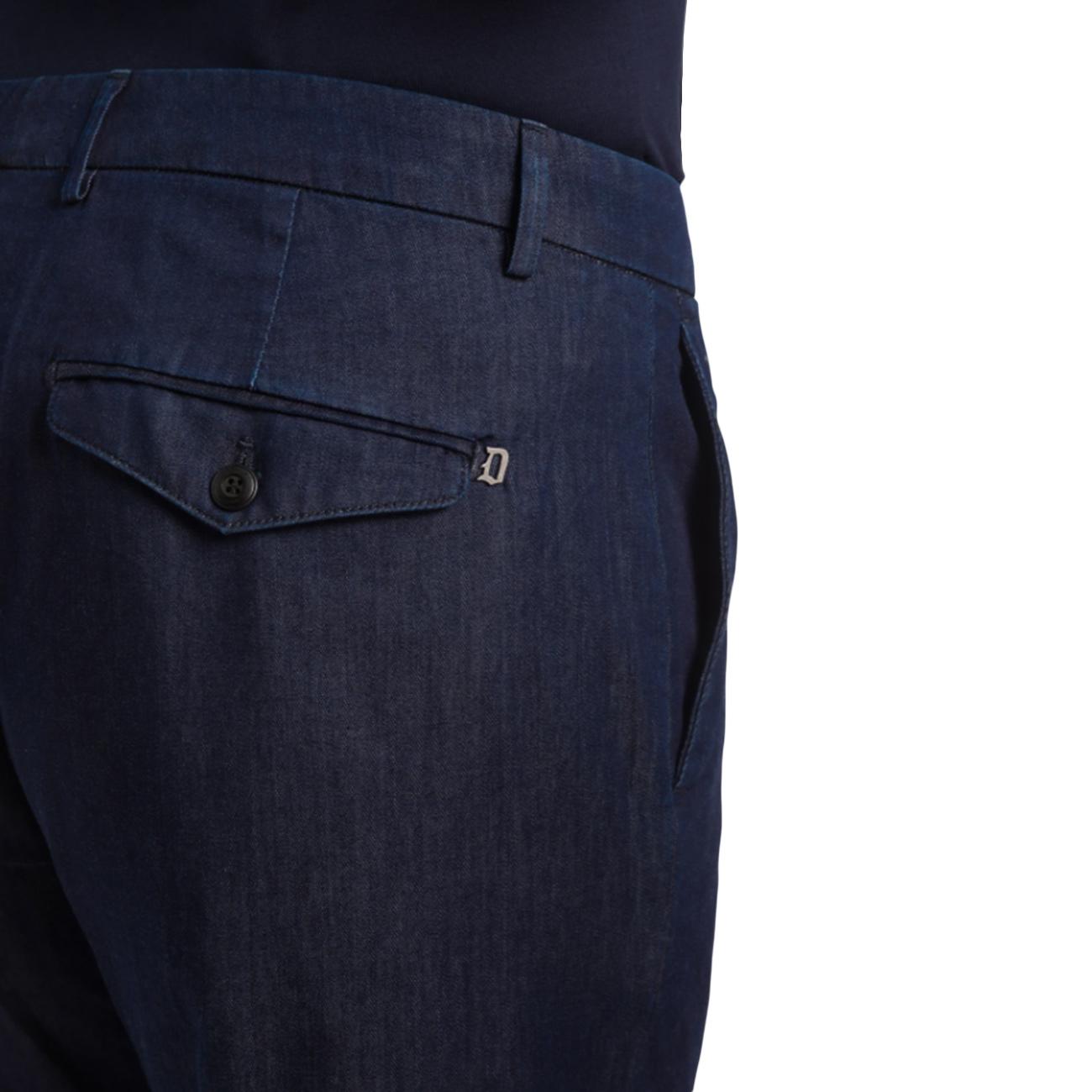 Pantaloni Joe Carrot In Denim Fisso UP615_DF0293U_LT3 800 BLU DONDUP 