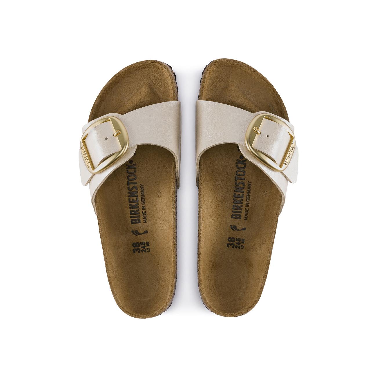 Sandali Madrid Big Buckle Donna Graceful Pearl White 1015279 GRACEFUL PEARL WHITE BIRKENSTOCK 