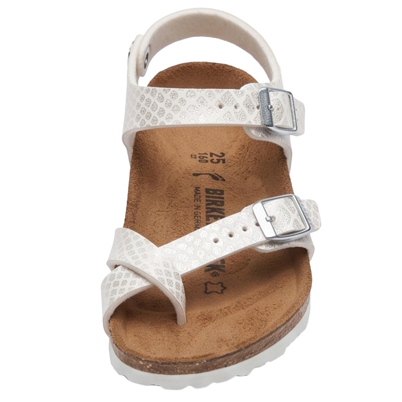 BIRKENSTOCK Sandali Taormina Bambina Magic Snake White TAORMINA MAGICSNAKEWHITE 