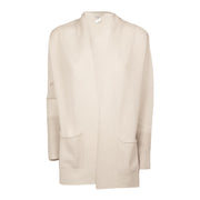 Cardigan Lungo In Cashmere Donna Grigio Chiaro 46741 5368 LIGHT GREY LE TRICOT PERUGIA 