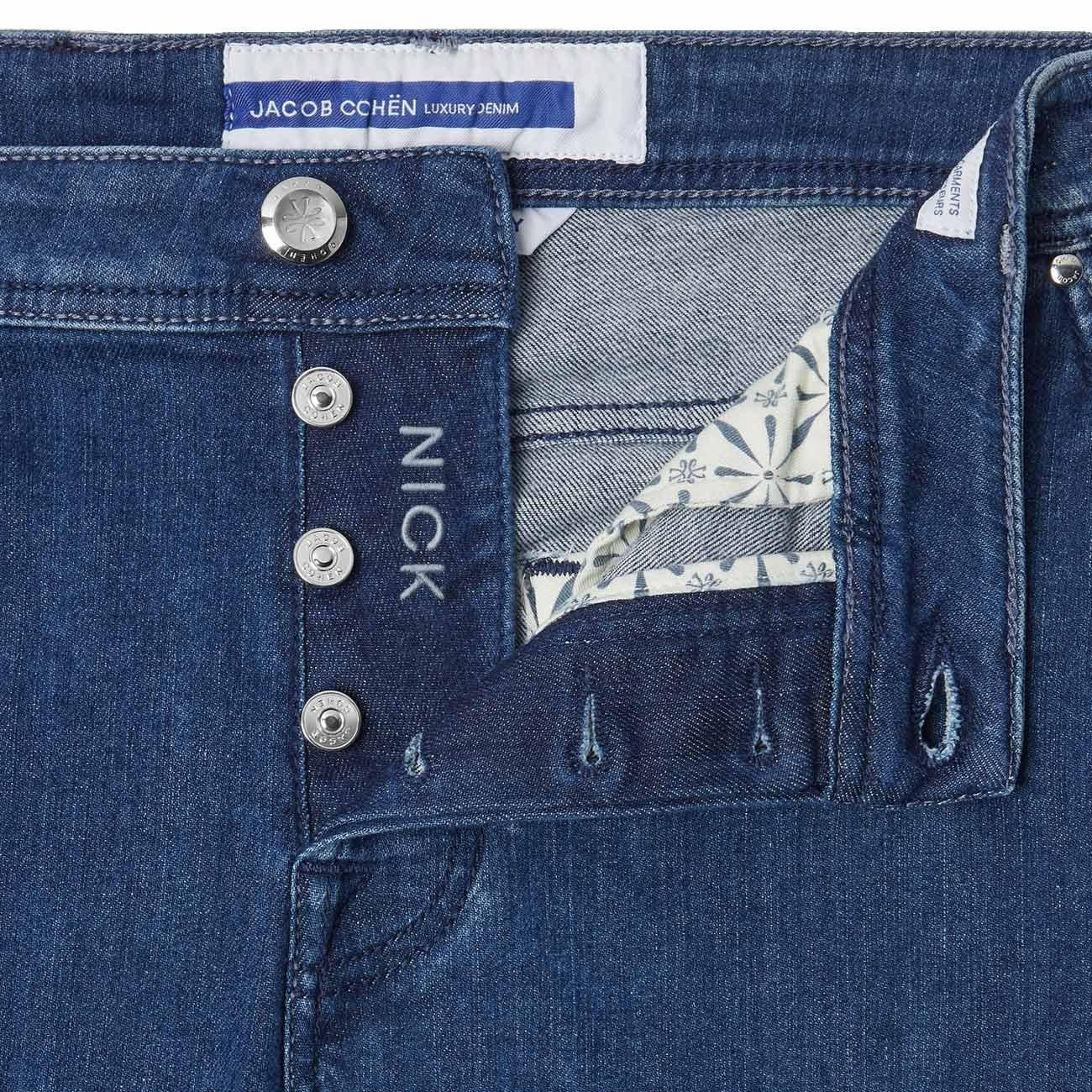 Jeans Nick Slim Fit Uomo Blu Medio JUMQE006033S3623S1 200D MEDIUM BLUE JACOB COHEN 