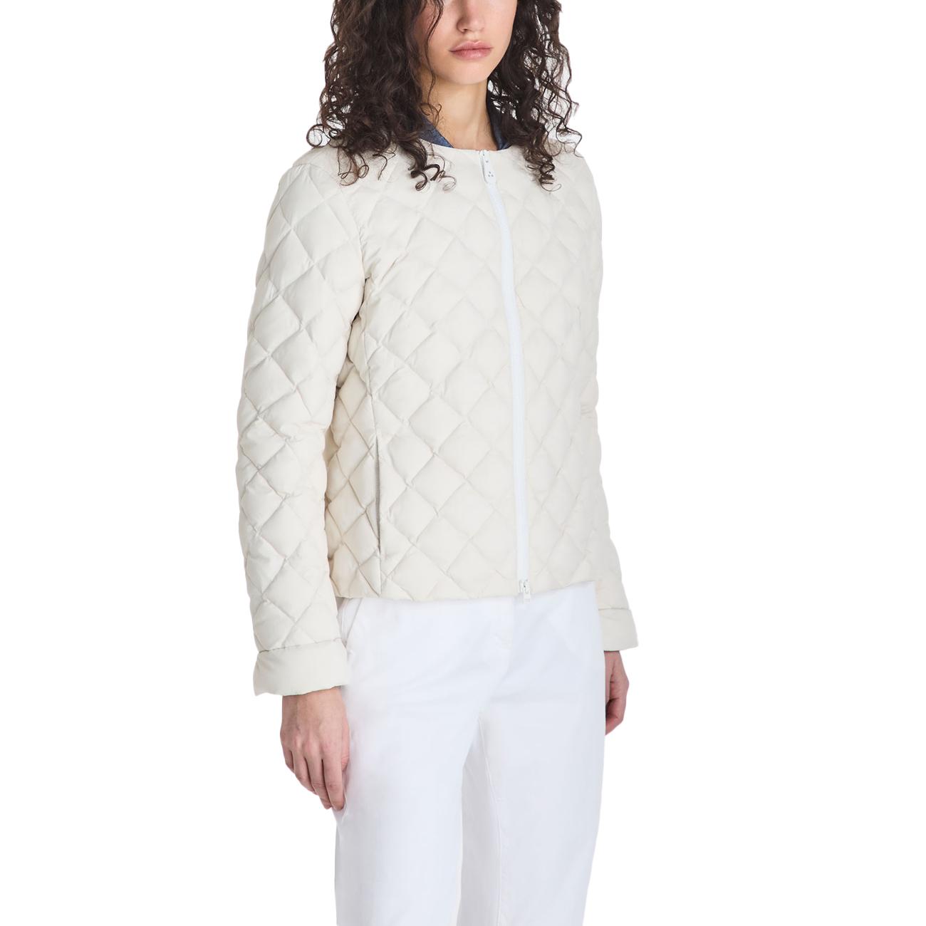 Piumino Arran HL 01 Super Leggero Con Trapunta A Rombi PED5617 01182030 729 CREMA PEUTEREY 