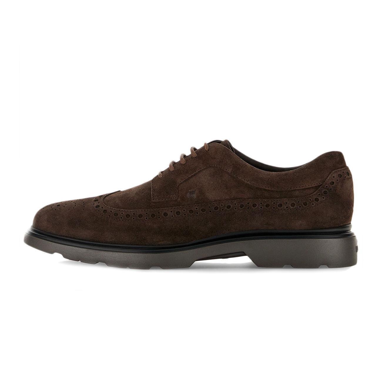 Scarpe Route Classica Scamosciata Uomo Moro HXM3930BX60HG09999 MORO HOGAN 