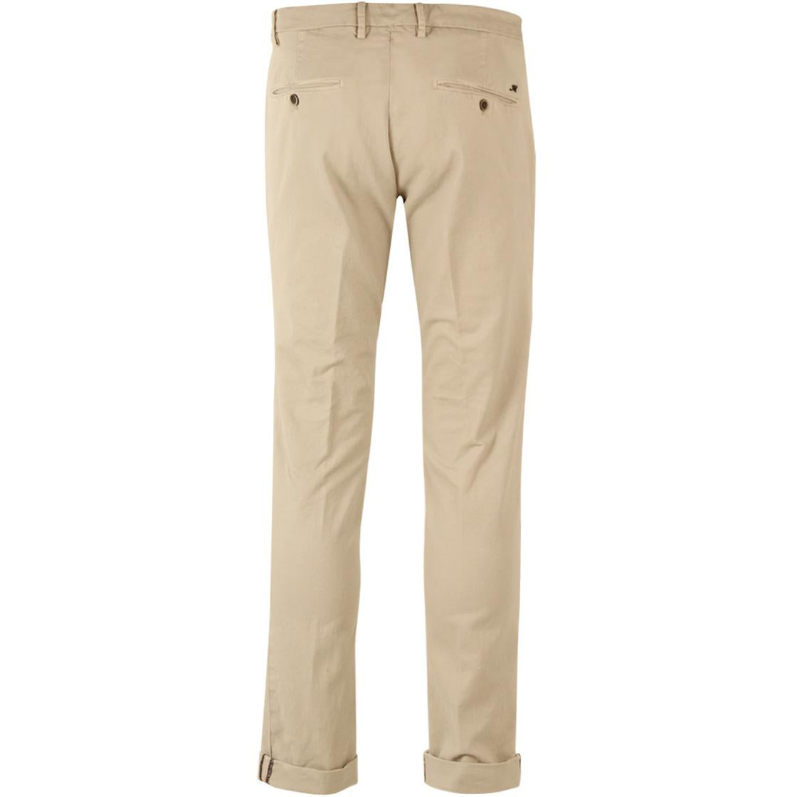 PANTALONE U. MILANO CHINO GABARDINA STRETCH MASON`S 9PN2A4973 CBE050 950 GESSO MASON'S 