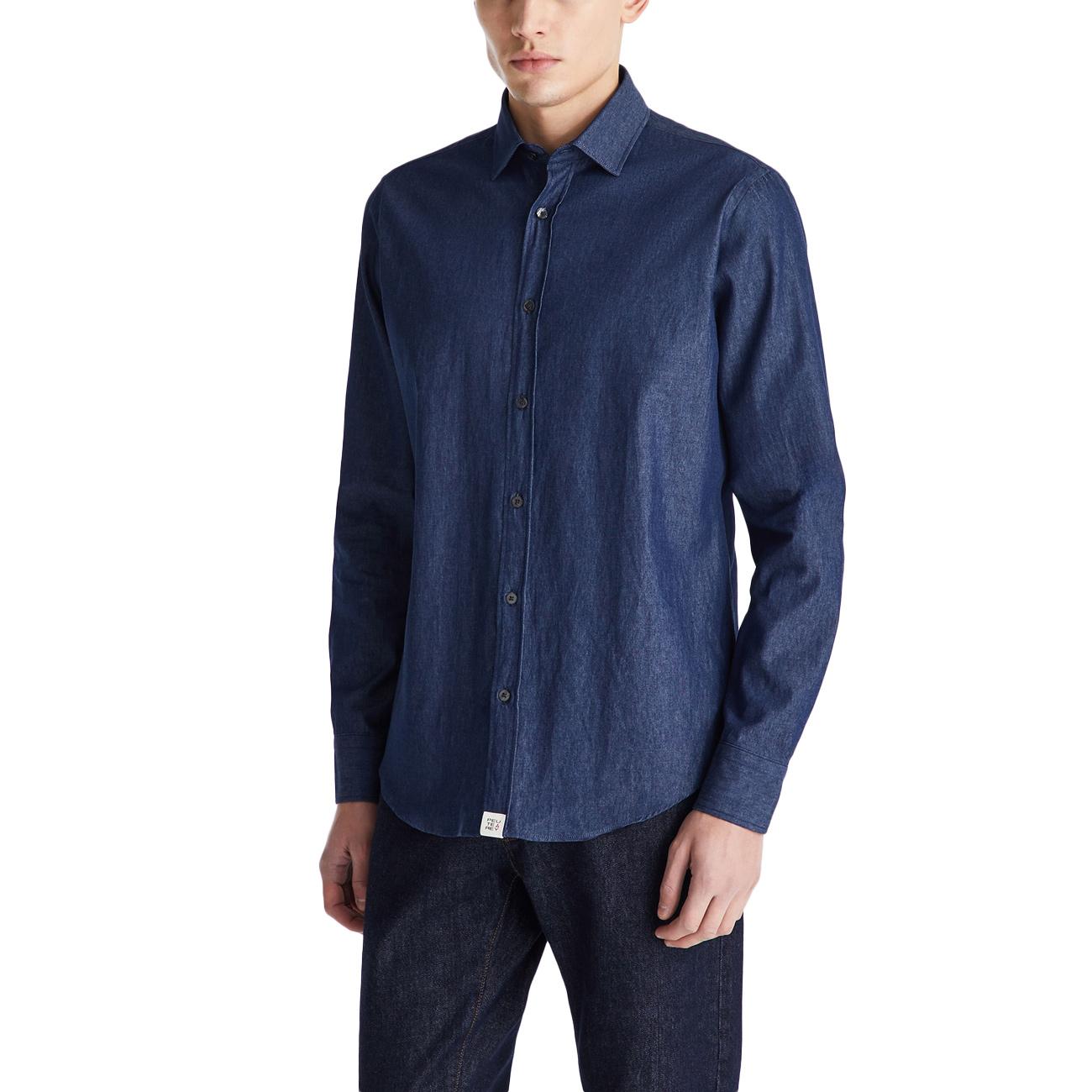 Camicia Etienne CH In Chambray Di Cotone PEU5927 99012457 CH002 JEANS PEUTEREY 