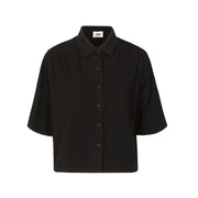 Camicia Crop Donna Nero AD-6671L 2161 NERO ALPHA STUDIO 