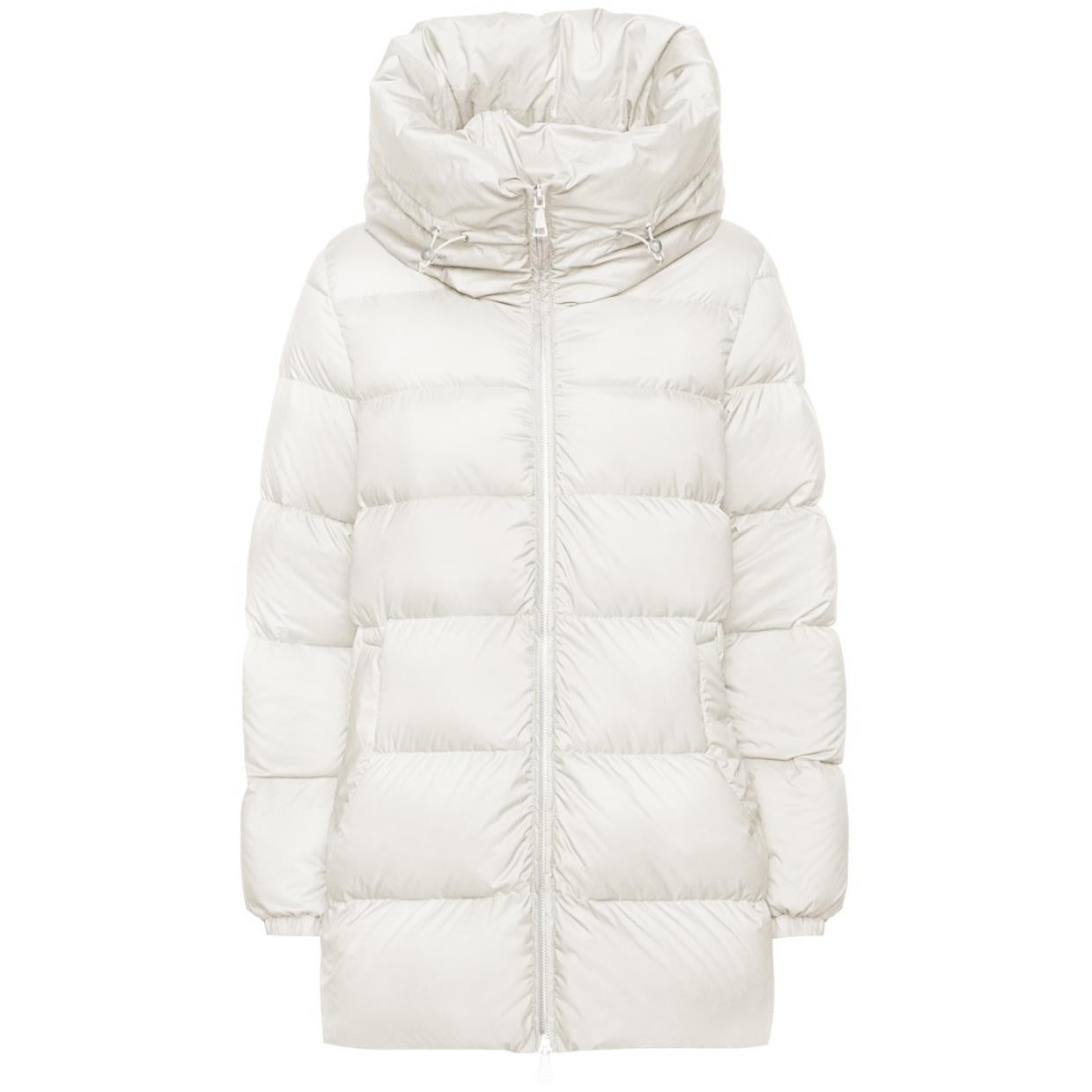 Giacca Imbottita Con Collo Regolabile Donna Ivory 6AW443 1132 IVORY ADD 