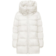 Giacca Imbottita Con Collo Regolabile Donna Ivory 6AW443 1132 IVORY ADD 