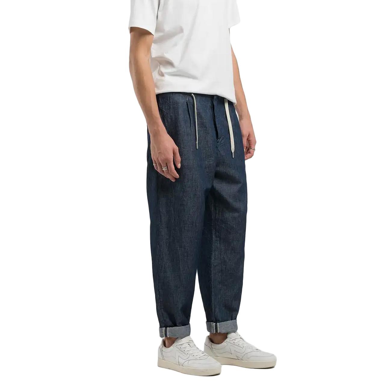 REPLAY Pantalone Tapered Fit Denim Uomo Blu Scuro M9014.032.870830 007 DARK BLUE 
